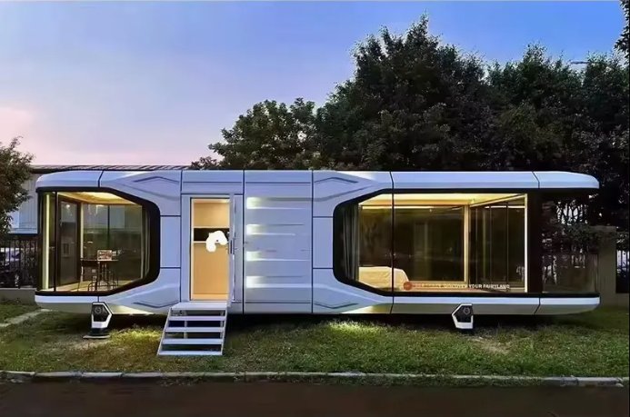 New Design Tiny Prefab Homes Mobile Container Trailer Space Capsule House Modular New Design Tiny Prefab Homes Mobile Container Trailer Space Capsule House Modular