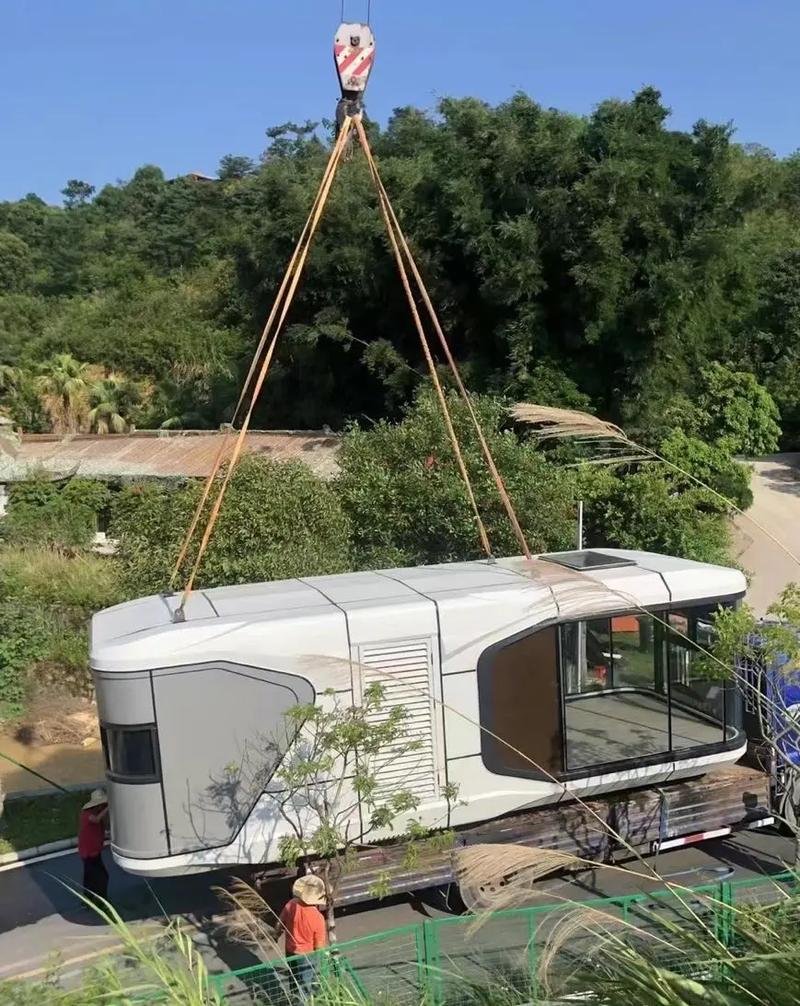 Prefab House Space Capsule Cabin Prefab Modular House Camping Capsule Container Home Prefab House Space Capsule Cabin Prefab Modular House Camping Capsule Container Home