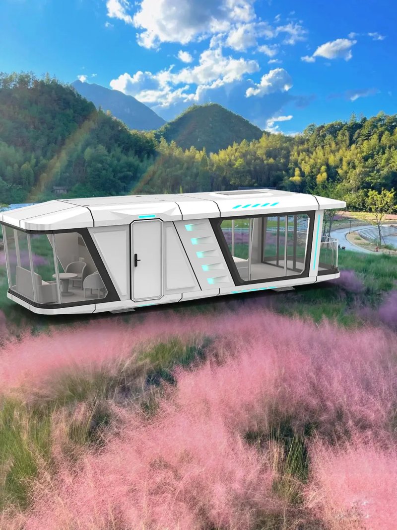 Prefab House Space Capsule Cabin Prefab Modular House Camping Capsule Container Home Prefab House Space Capsule Cabin Prefab Modular House Camping Capsule Container Home