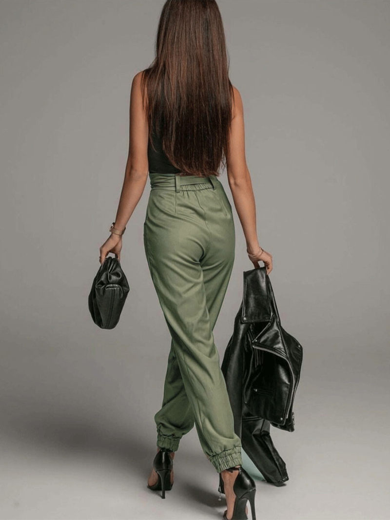 Tall waist leisure trousers Tall waist leisure trousers