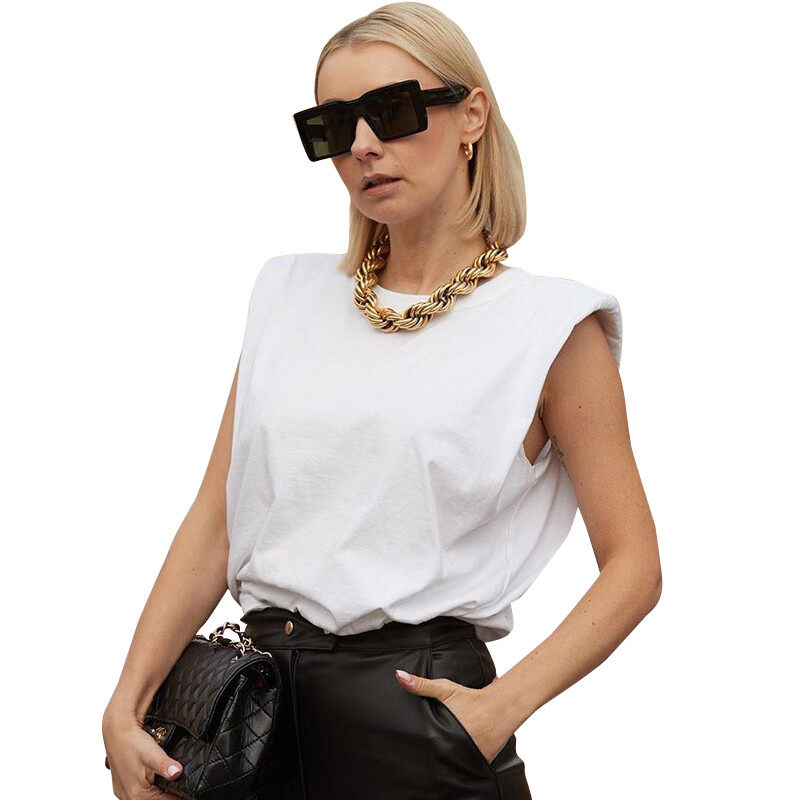 Solid Sleevesless Tee Solid Sleevesless Tee