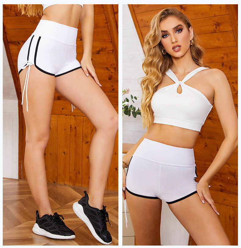 Ladies' Shorts with Side Tie Details Ladies' Shorts with Side Tie Details