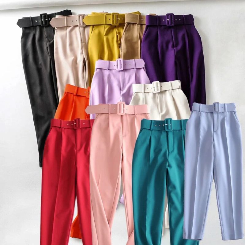 Casual cropped trousers Casual cropped trousers
