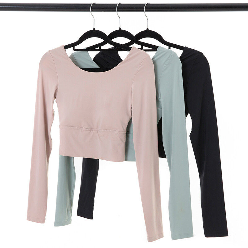 Ladies' Sports Close-Fitting Cut out Back Top Ladies' Sports Close-Fitting Cut out Back Top