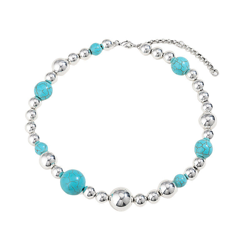 Turquoise beaded necklace Turquoise beaded necklace