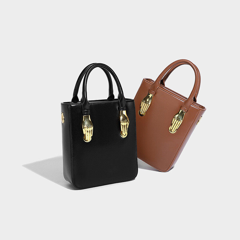 High-quality small square leather handbag High-quality small square leather handbag
