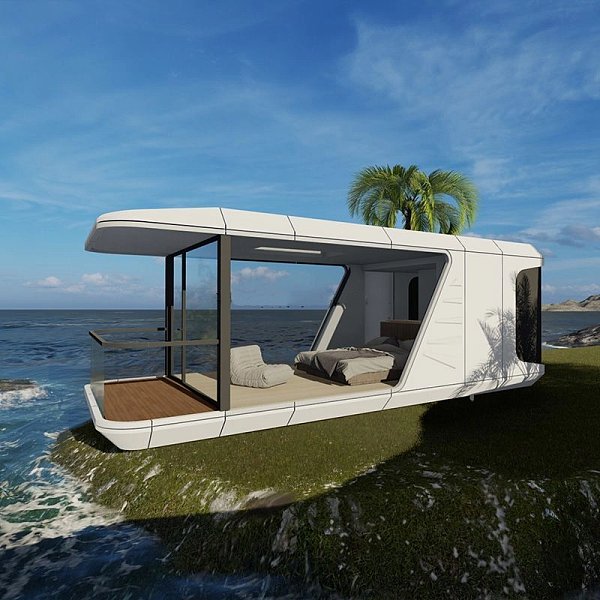 Space Capsule House Repairable Anti Rust Customize Space Capsule Tiny House for sale