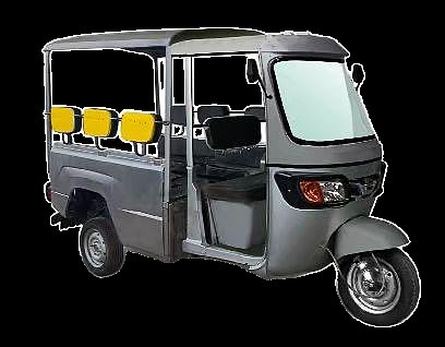 Two-row three-wheeled passenger vehicle