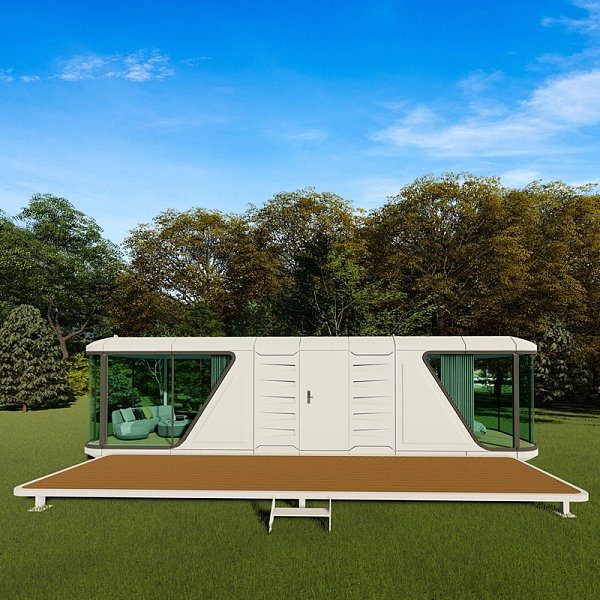 K7 capsule house 38sqm with a bed room a bathroom and a kitchen