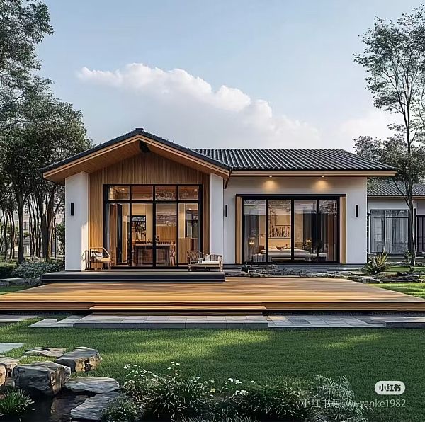 Modern Villa Light Steel Structure Frame Houses Two-Storey Prefabricated Homes Luxury Customized Easy Assembly Flat Pack Prefab House