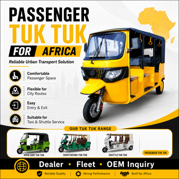 How to Choose a Reliable China Tuk Tuk Supplier for African Markets