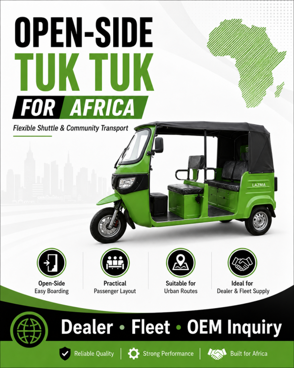 Why African Dealers Choose Passenger Tuk Tuk Vehicles for Local Distribution