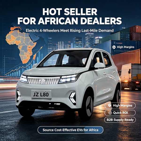 Booming Local Mobility Demand Makes Electric Four-Wheelers Including JZ L80 Top Reseller Picks