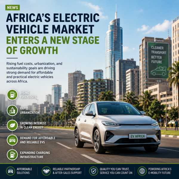 Chinese Electric Vehicles Gain Attention from African Importers