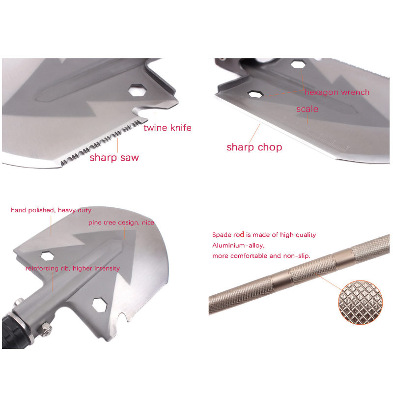 Folding Camping Shovel Multitool