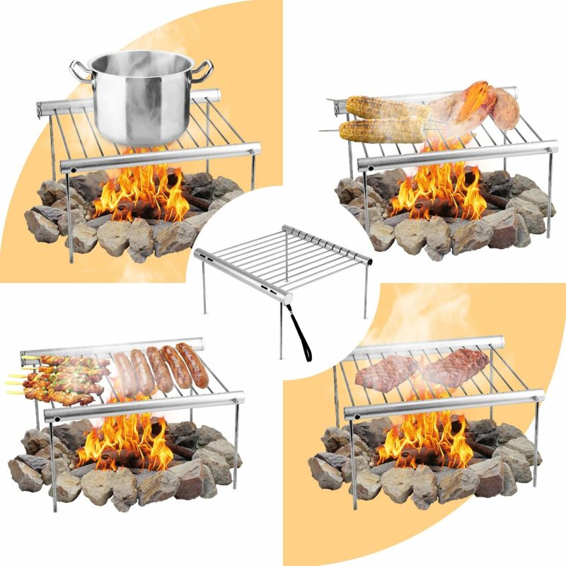 Mini Camping Grill, Pocket Backpack Hiking Grill