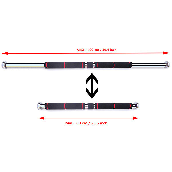 Haoying Pull-up Bar for Doorway No Screw / With Screw 24 to 50 Inches Home Fitness equipment