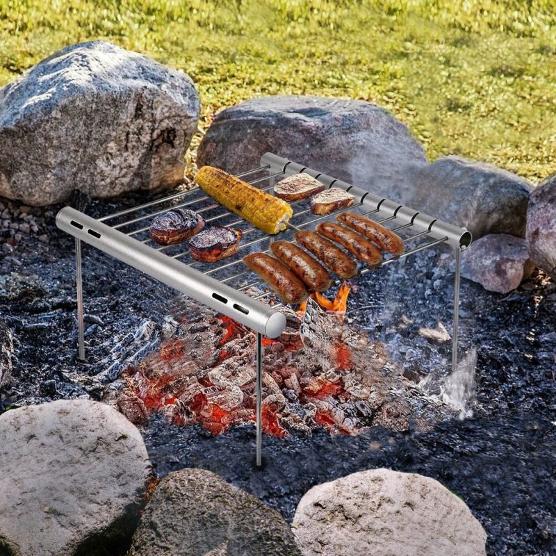 Mini Camping Grill, Pocket Backpack Hiking Grill