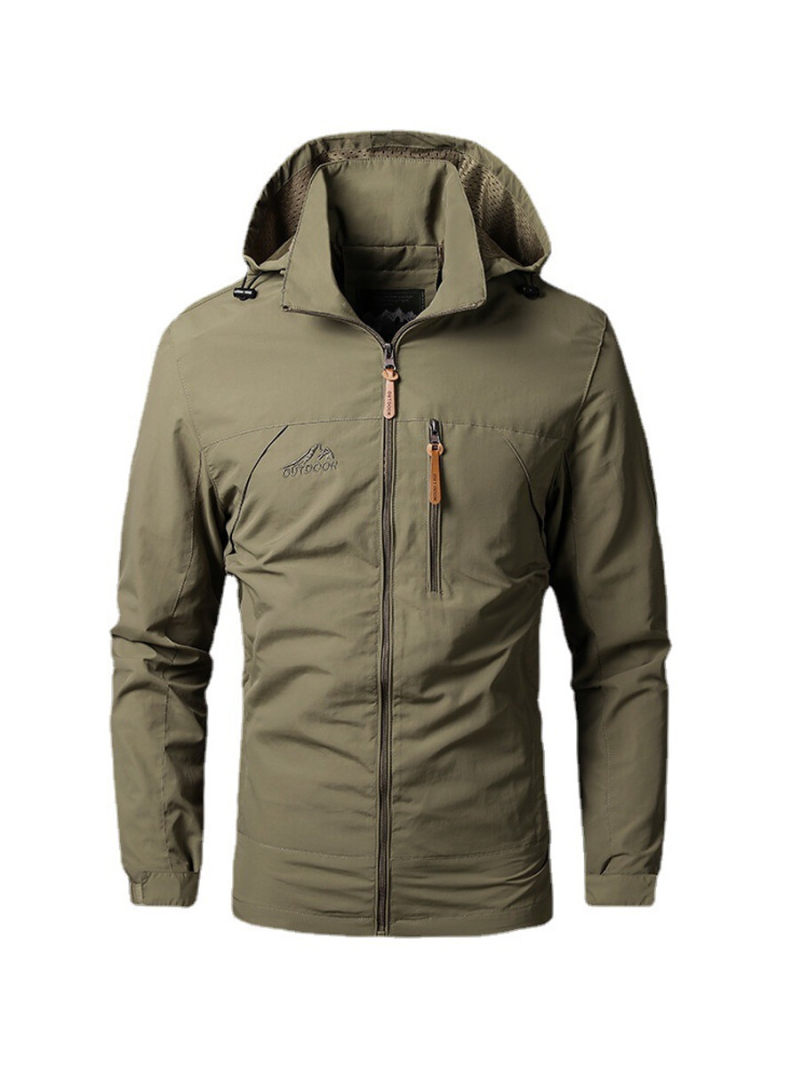 Active Running Jacket with Hat