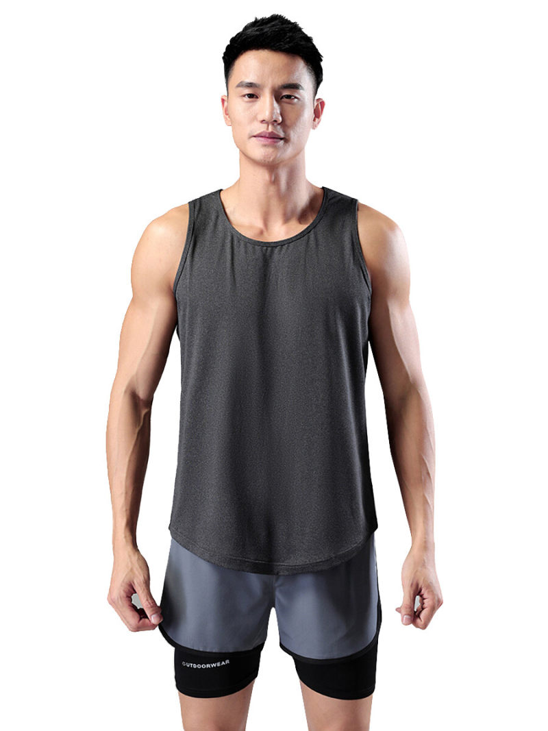 Oversize  Sleeveless Training T-shirt With Quick Dry