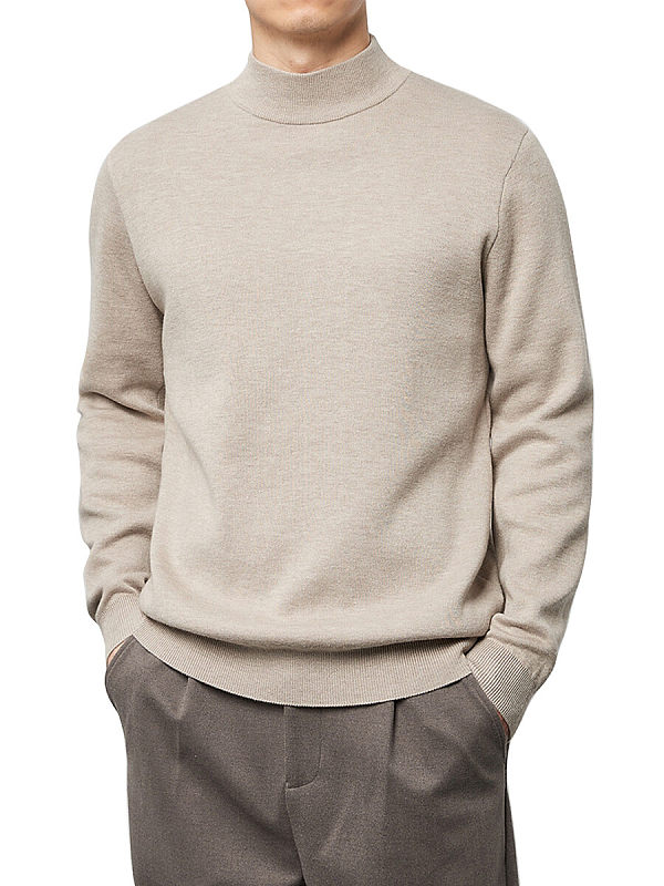 Topman Long Sleeve Knitted Crew Neck  Jumper