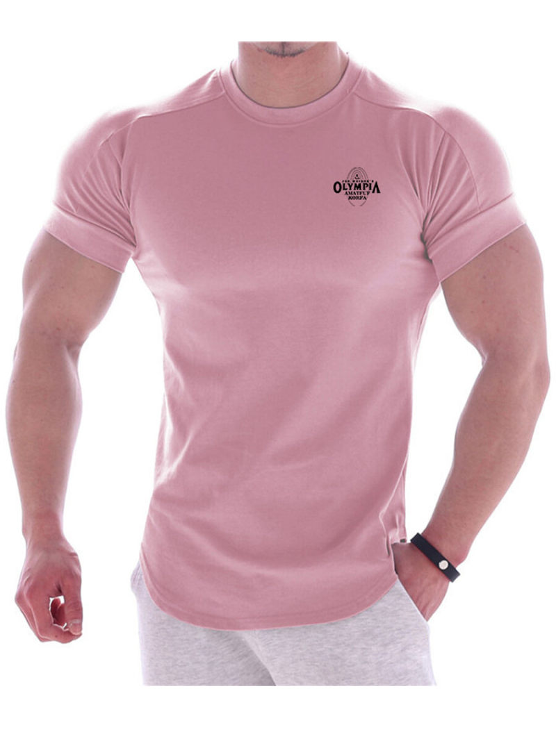 Running Breathe T-shirt With Printed On Back