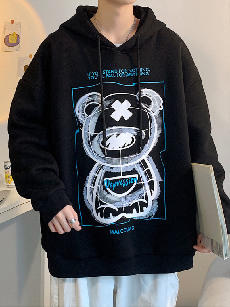 Oversize Hoodie  With Printed On Front