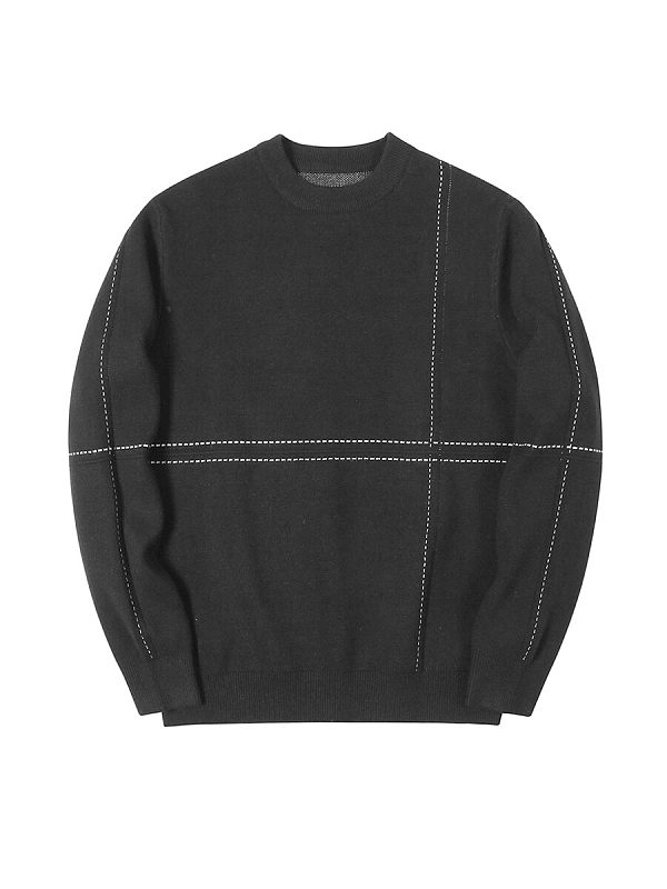 Topman Long Sleeve Knitted Crew Neck Jumper