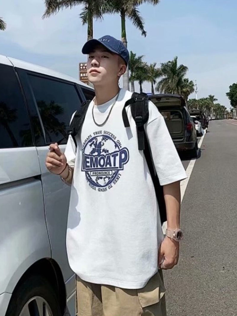 Oversized T-shirt  With Printed On Front