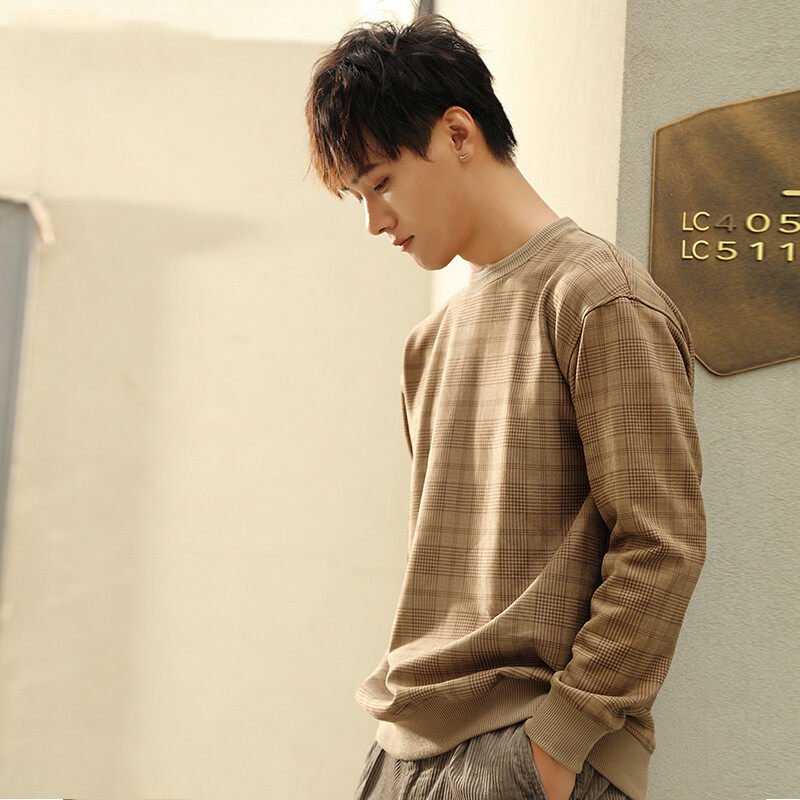 Crew Neck Long Sleeves Sweatshirt