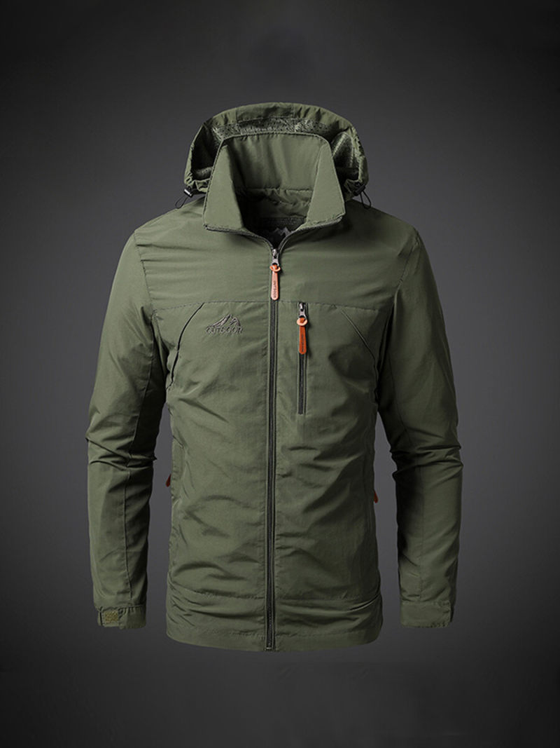 Active Running Jacket with Hat