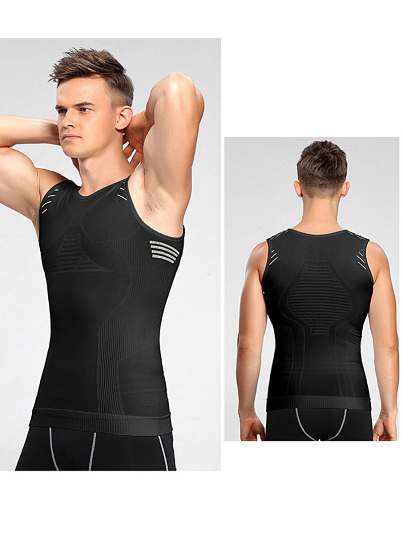 Sleeveless Training T-shirt With Quick Dry