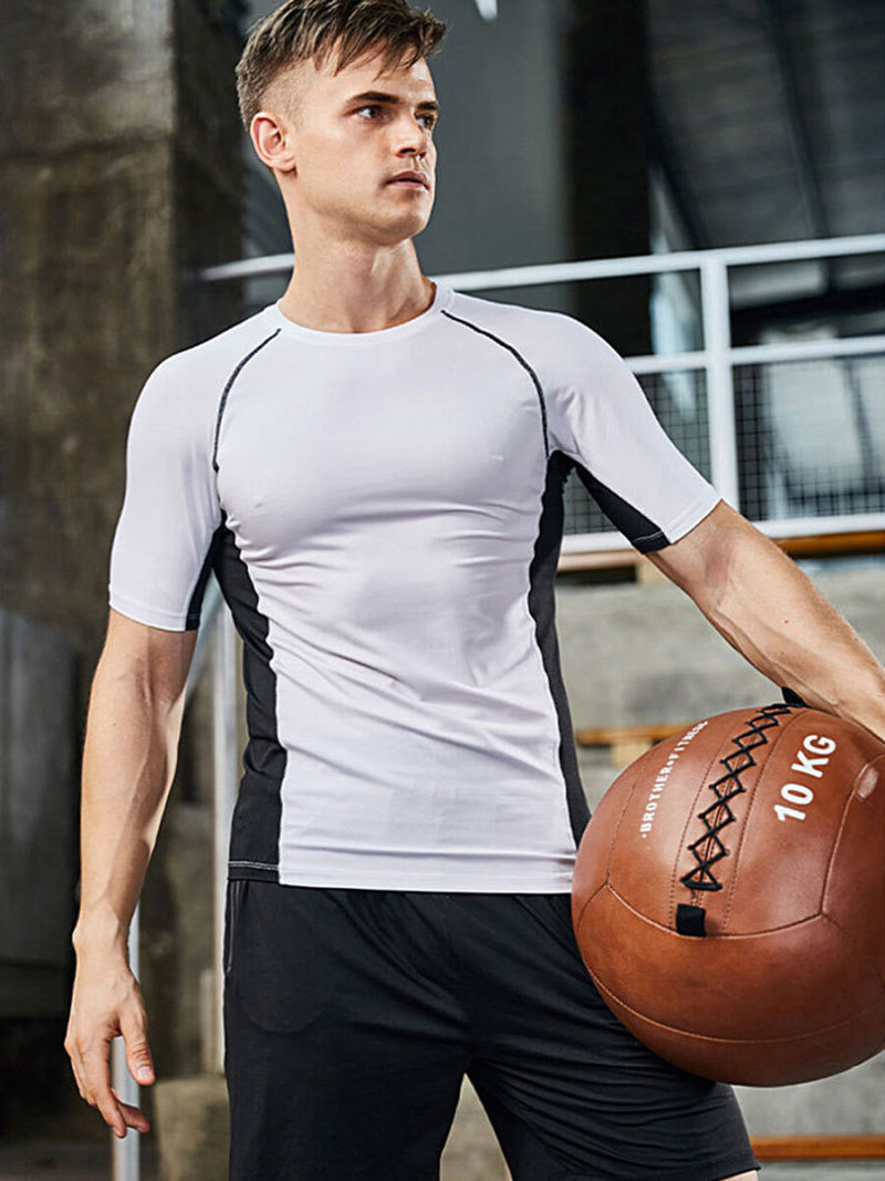 Fit Running Breathe T-shirt With Quick Dry