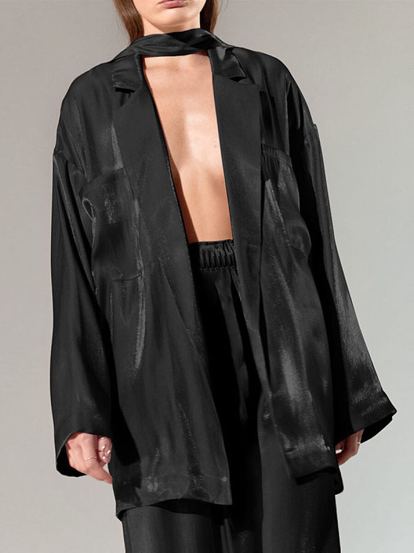 Satin leisure fashion suits