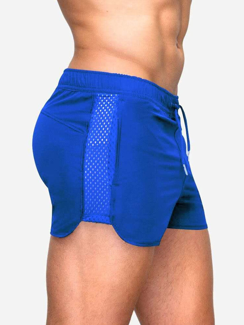 Chino Shorter Shorts  Mesh Inserts With Elasticate
