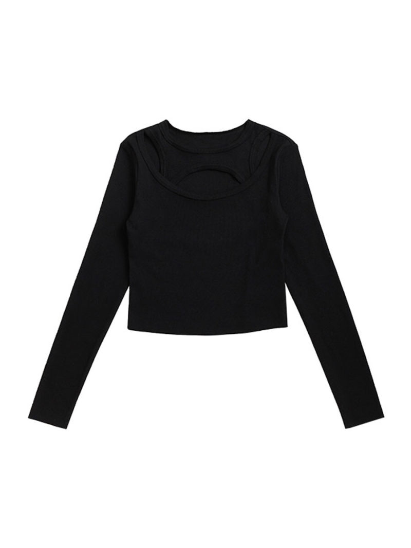 New product  brief paragraph long sleeve T-shirt