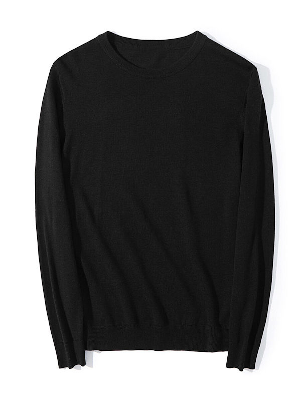 Topman Long Sleeve Knitted Crew Neck  Jumper