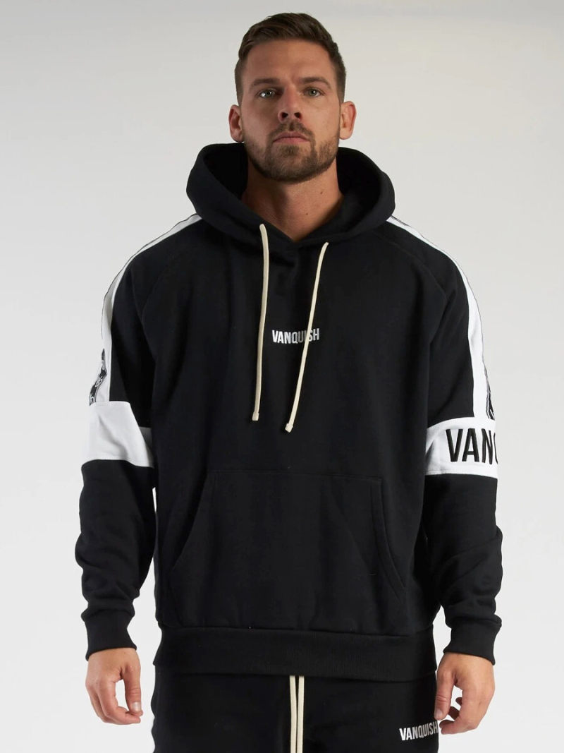 Organic tracksuit With Hoodie & Side Stripe