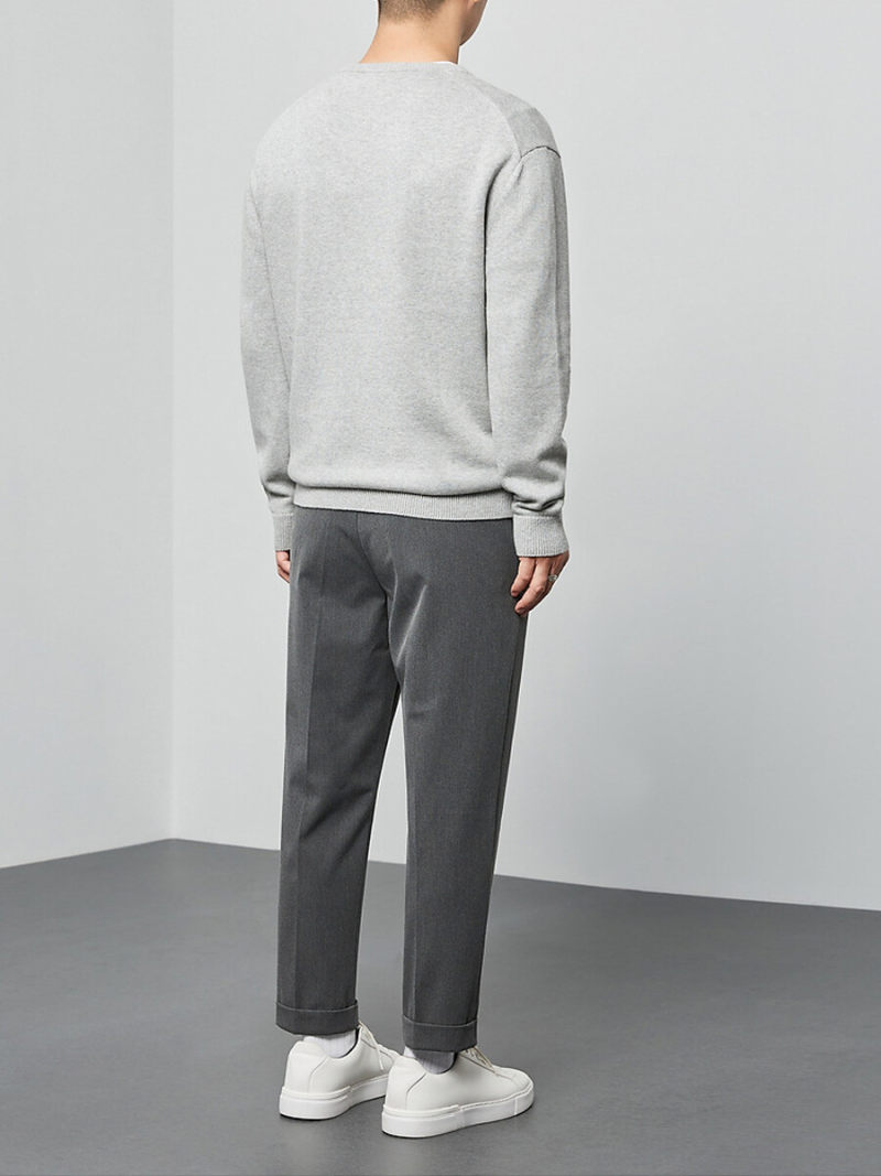 Topman Long Sleeve Knitted V-Neck Jumper