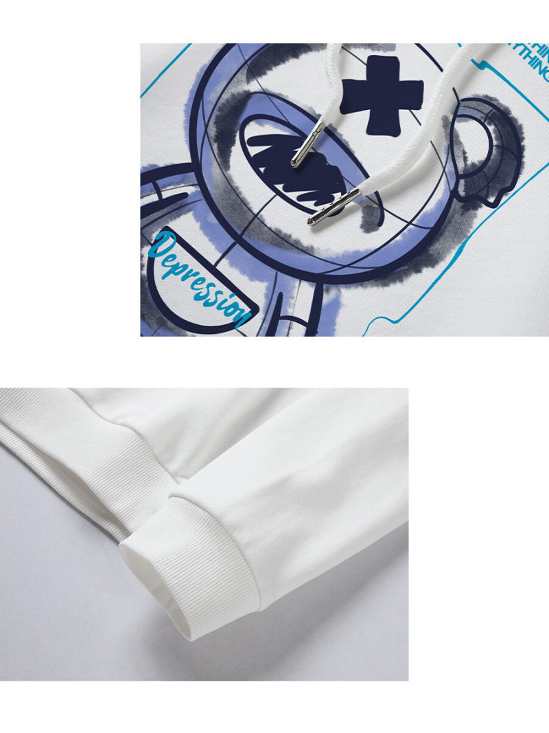 Oversize Hoodie  With Printed On Front