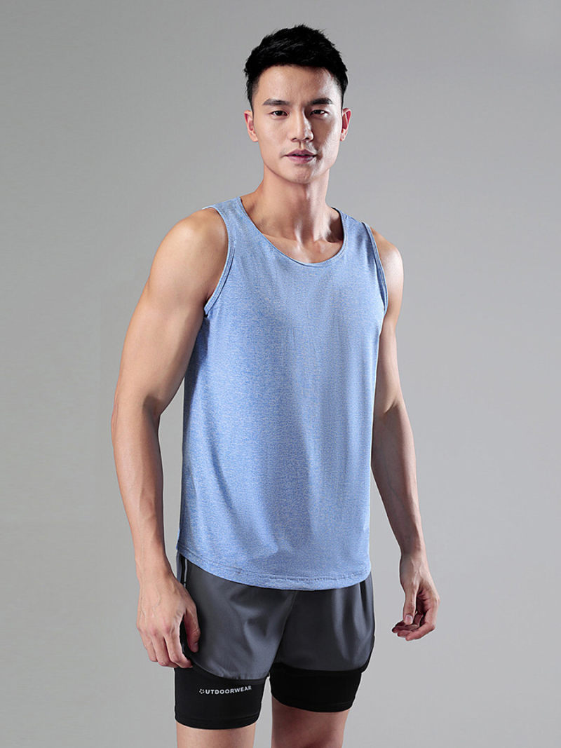 Oversize  Sleeveless Training T-shirt With Quick Dry
