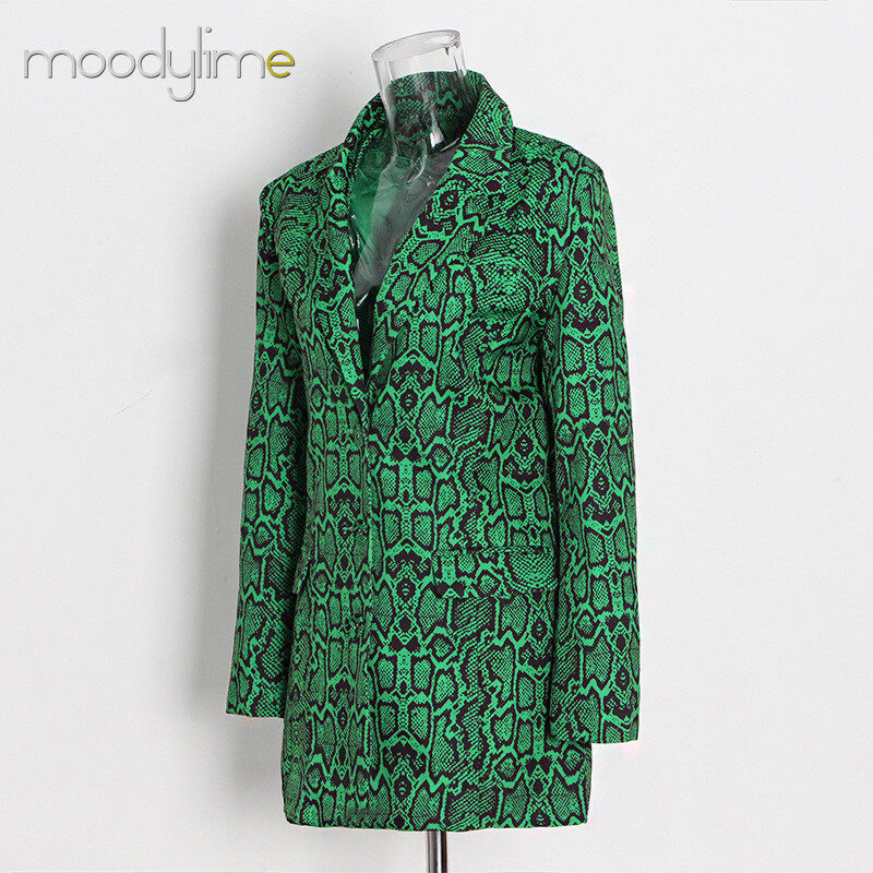 Lapel Neck Double Breasted  Mide Blazer