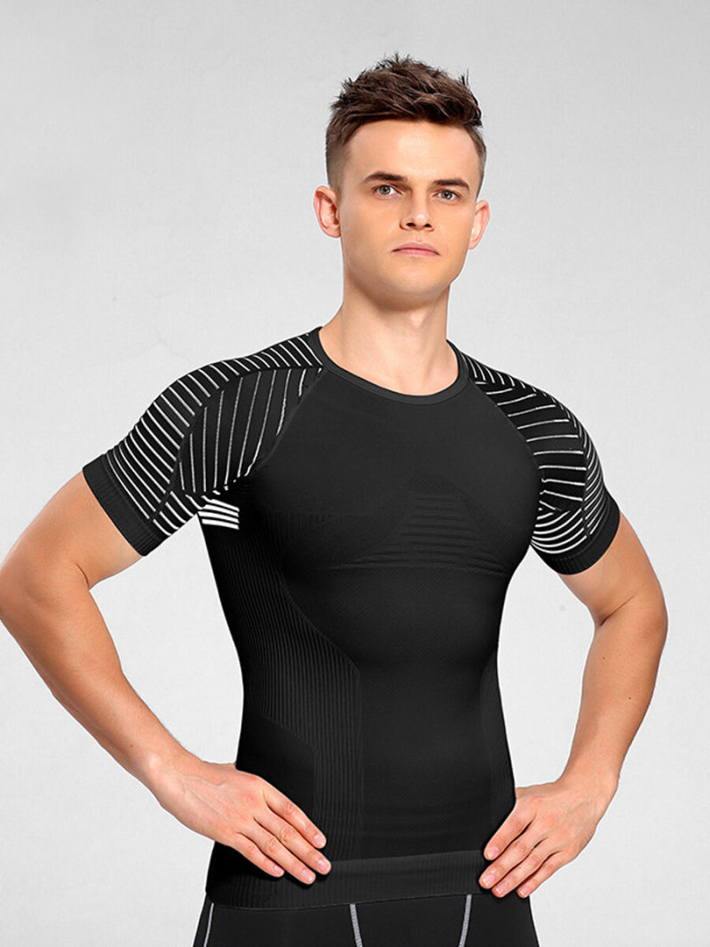 Fit Running Breathe T-shirt With Quick Dry