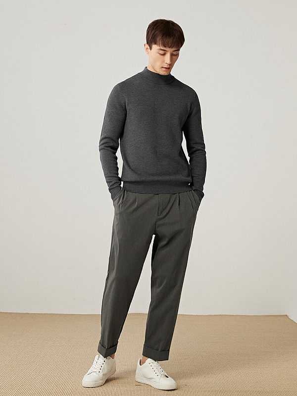 Topman Long Sleeve Knitted Crew Neck  Jumper