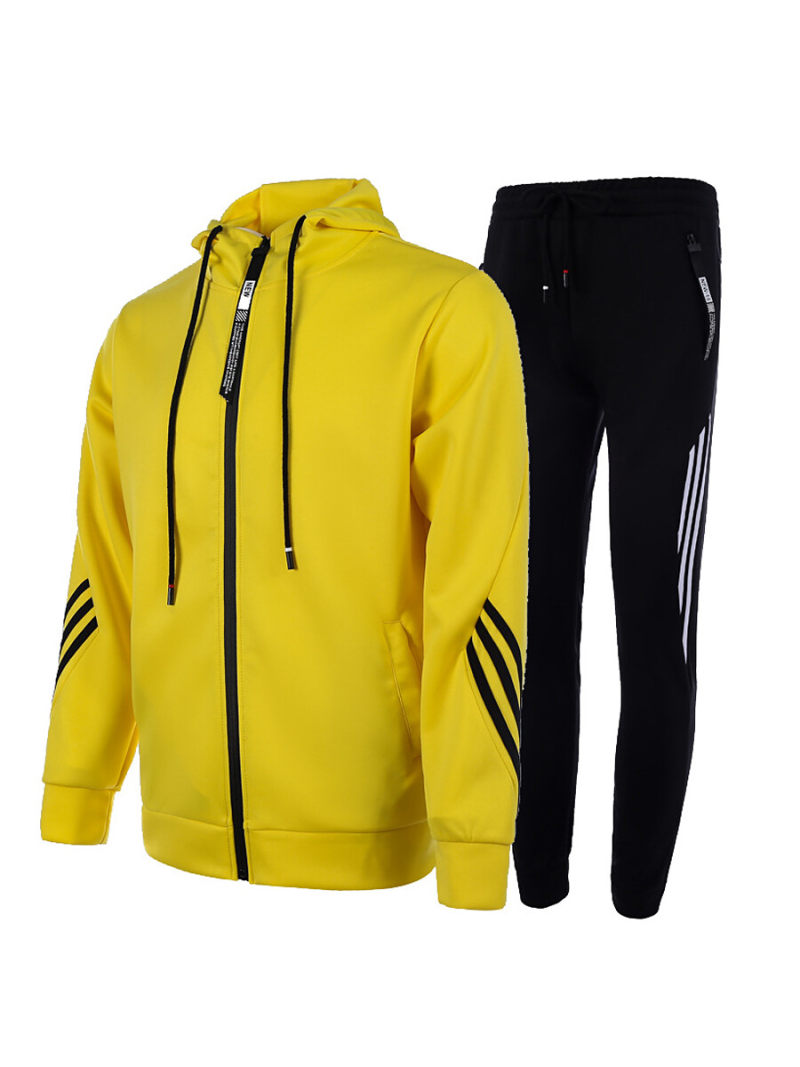 Organic tracksuit With Hoodie & Side Stripe