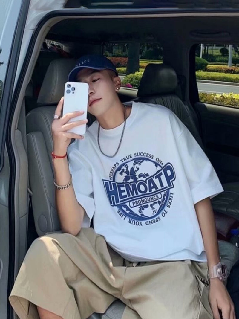 Oversized T-shirt  With Printed On Front