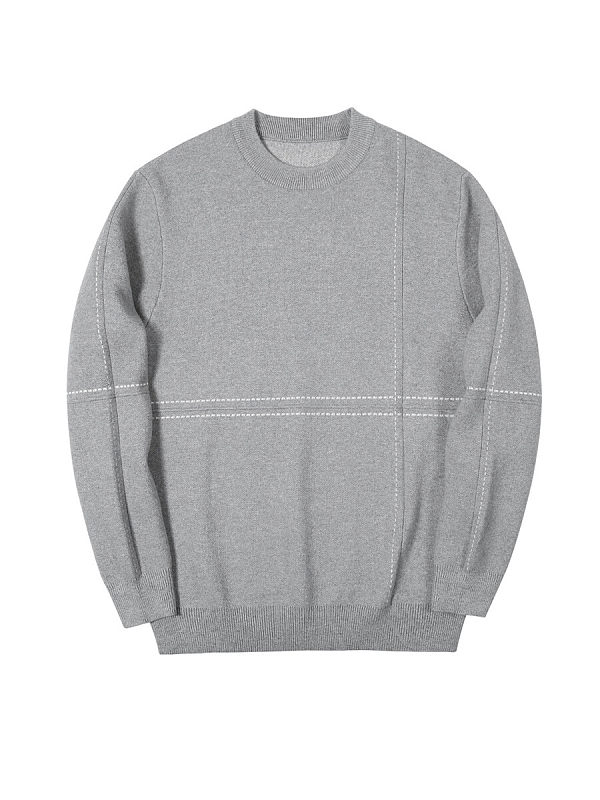 Topman Long Sleeve Knitted Crew Neck Jumper