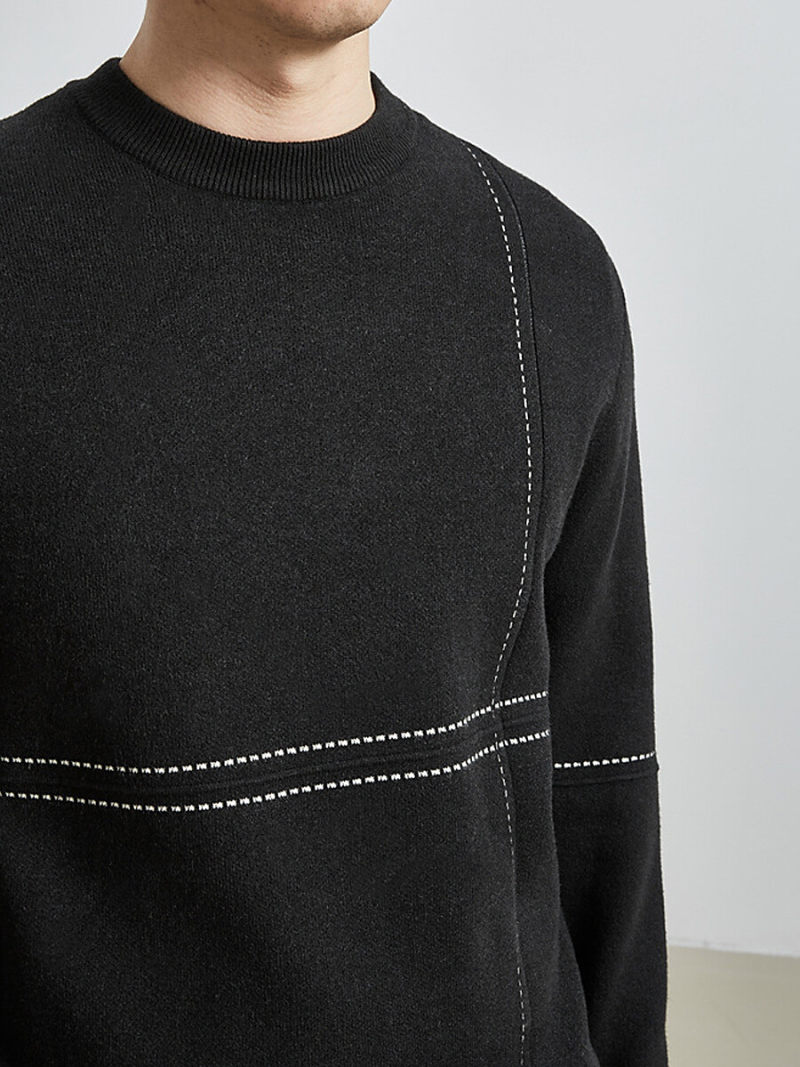 Topman Long Sleeve Knitted Crew Neck Jumper