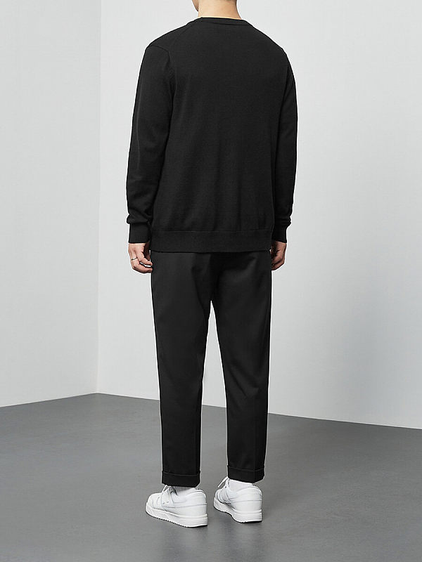 Topman Long Sleeve Knitted V-Neck Cardigan