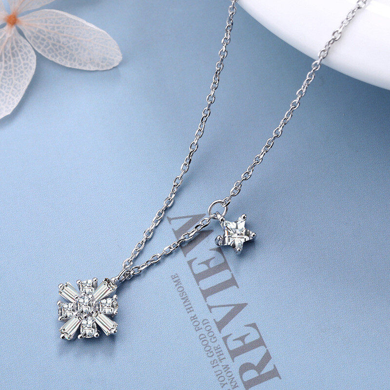 snowflake necklaces